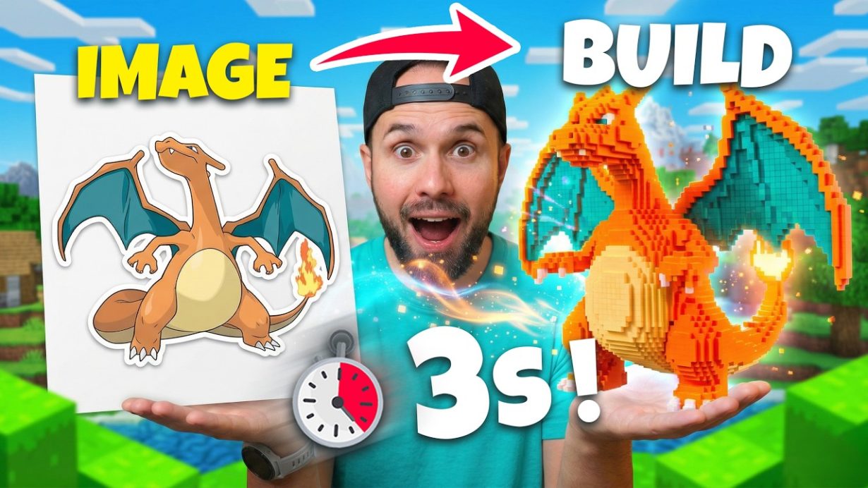 J’ai codé un outil pour BUILD sur Minecraft à partir de n'importe quelle IMAGE !